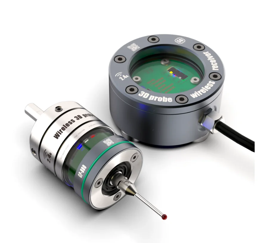 GP-800 Wireless Probe Kit for CNC Machining Centres 3D Edge Finder Centring Rods Replace Renishaw Marposs