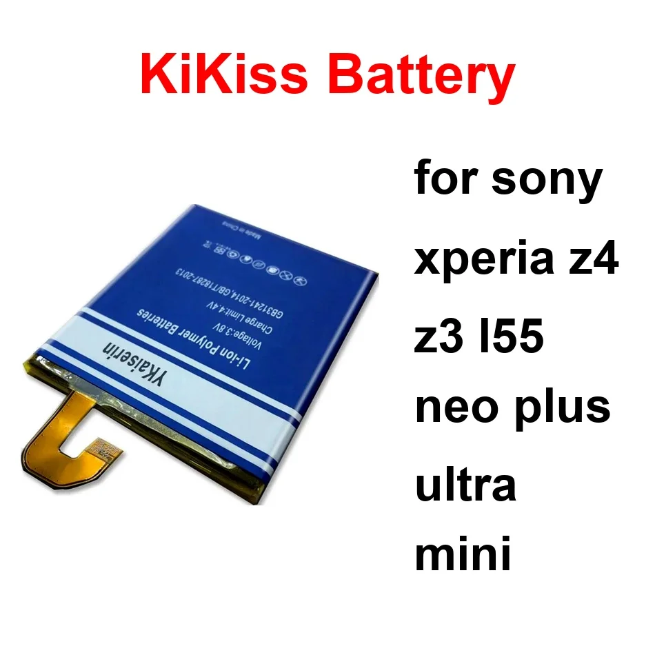 

Mobile Phone Battery LIS1579ERPC/AGPB015-A001 LIS1558ERPC LIS1561ERPC For Sony Xperia Z4 Z3 L55 Neo Plus Ultra Mini 4500-5500Mah