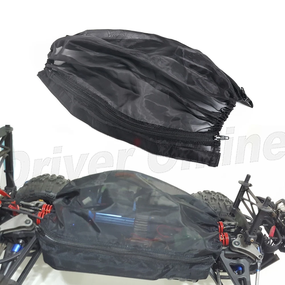 Nylon Mesh with Zipper Chassis Net Dust Mud Resist Cover for RC Monster Truck 1/10 Summit E-Revo Arrma Big Rock