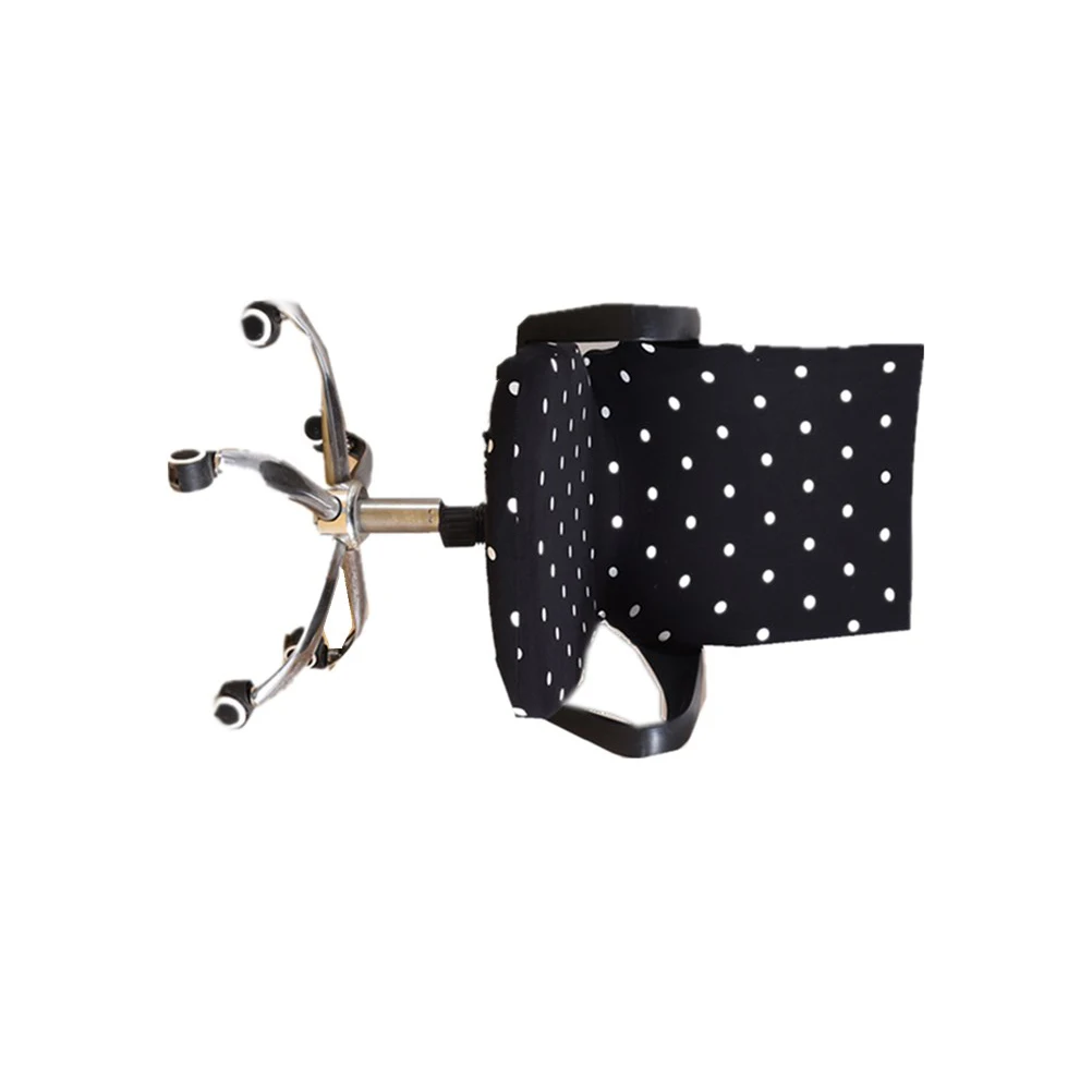 

Black Elastic Office Chair Cover Size L Stretch Slipcover Protective Fabric Cover for Computer Desk Chair Comfortable