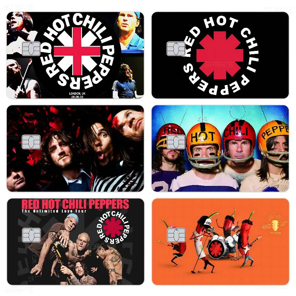 Classic Funk Rock Band R-Red H-Hot C-Chili P-Peppers Anime Spend or Save Funny Shell On Off Ultra Thin No Fade Sticker Skin
