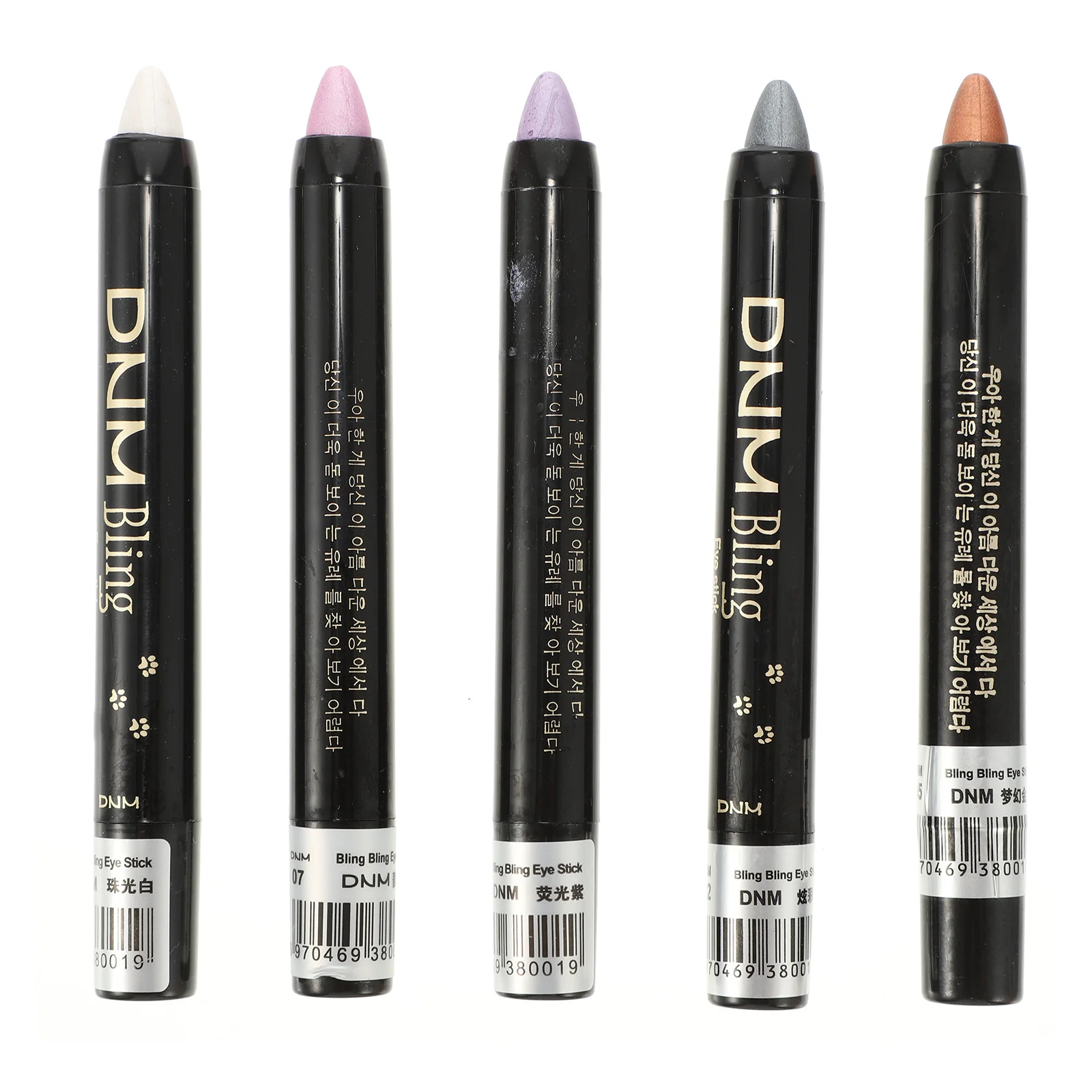 5 uds sombra de ojos en barra brillo colorido suave herramientas de maquillaje de ojos de larga duración para mujeres barra de sombra de ojos colorida