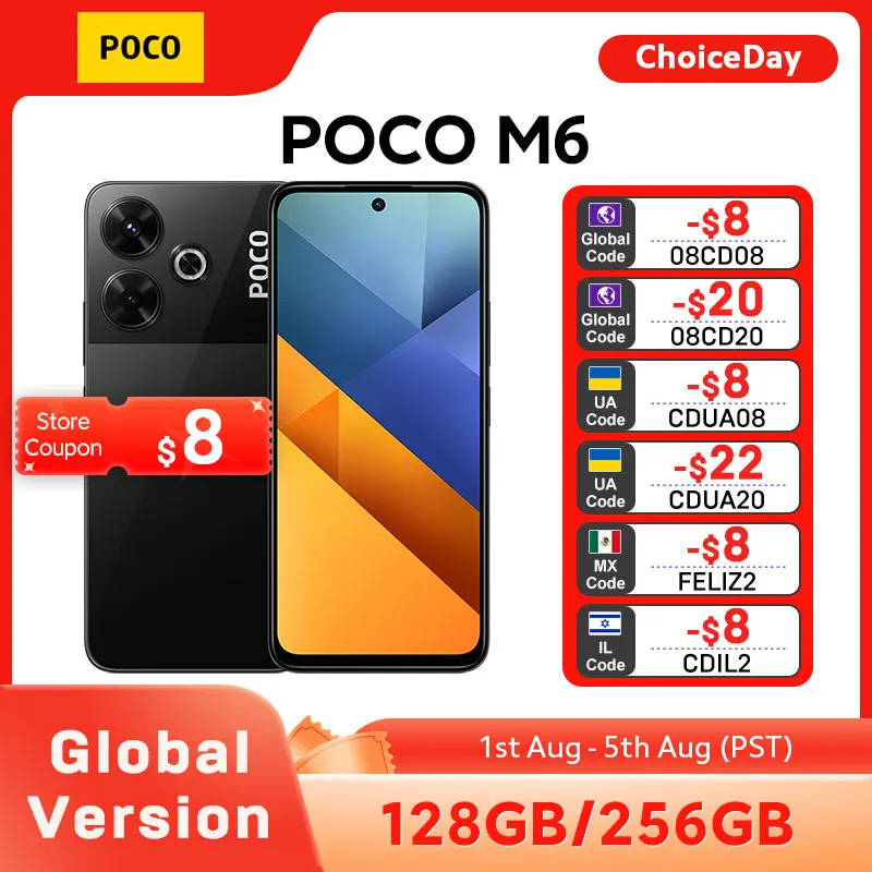 Global Version POCO M6 4G Cellphone 6.79