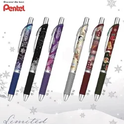 1pcs BLN75 Gel Pen WinterLimited Christmas Models Nib 0.5mm Large Capacity Unique Pen School Supplies Japanese Stationary