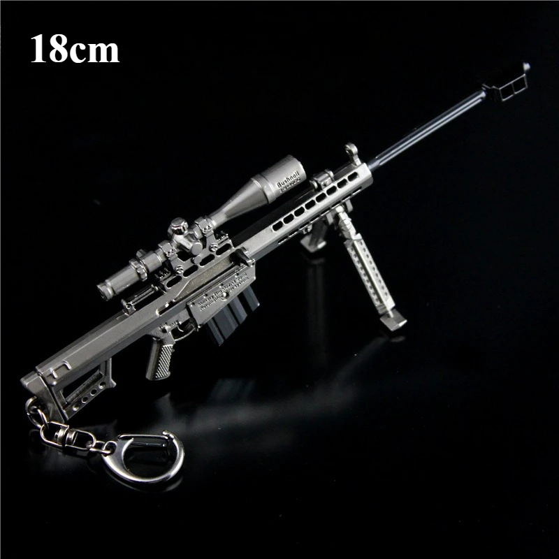 18cm Mini M82A1 Sniper Rifle Alloy Model Ornaments with Detachable Magazine Desk Decoration Gifts for Men, Collection