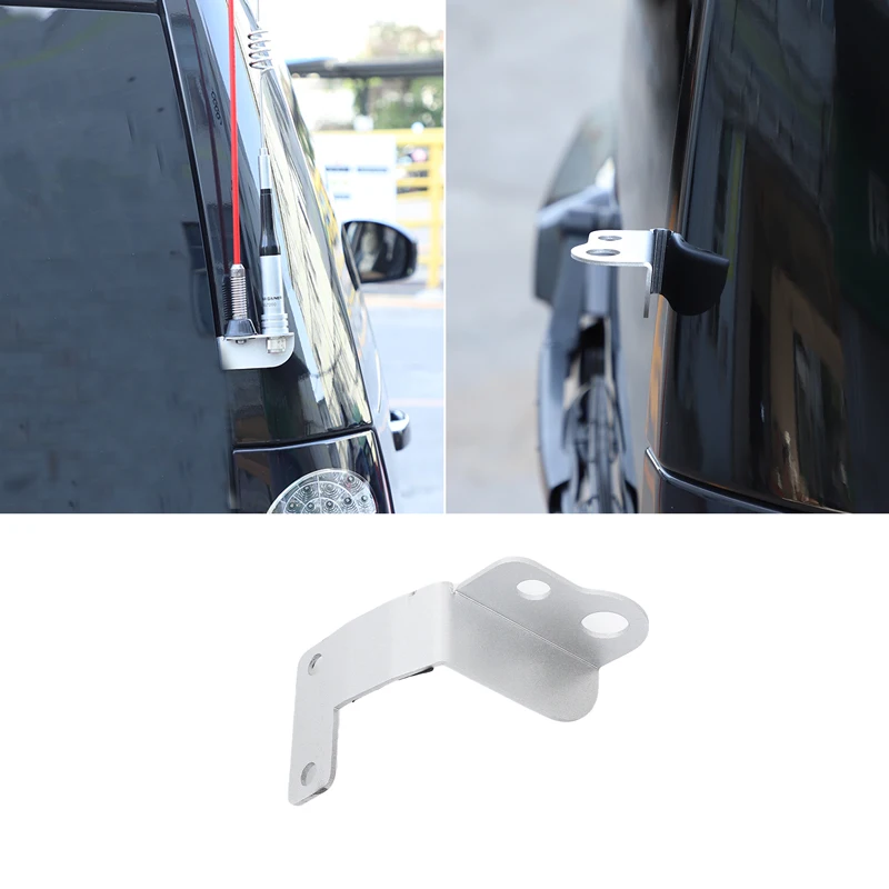 For Land Rover Discovery 4 2010-2016 Stainless steel Car Trunk Modified Rear Tailgate Radio Antenna Bracket Base Car Accessories