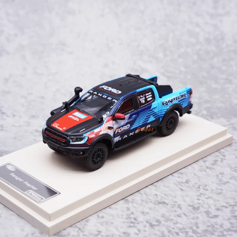 

Литой под давлением масштаб 1:64, пикап рейнджера, модель автомобиля из сплава, готовый продукт, имитация игрушек, коллекция подарков, статическая модель, орнамент