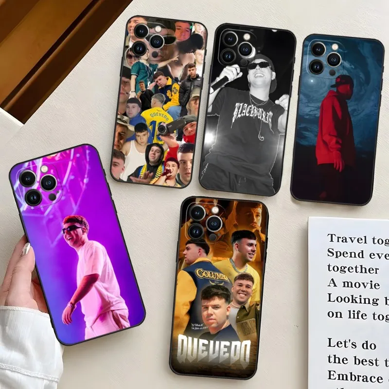 Rapper Quevedo Phone Case For Iphone 15 Pro Max 14 Mini 13 12 11 X Xr Xs 6 15 7 8 Plus Back Cover