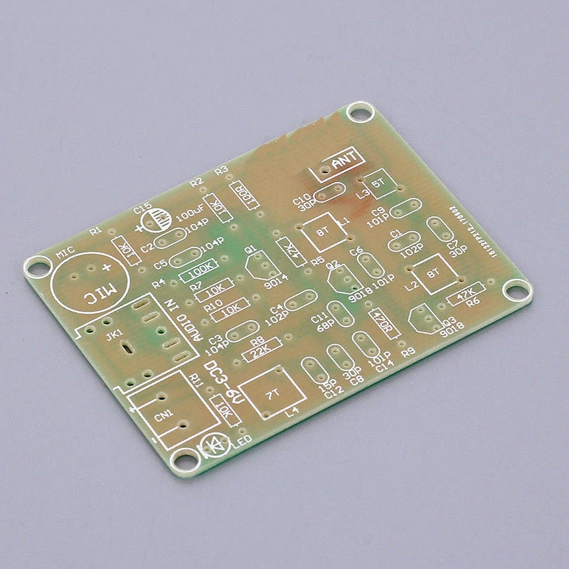 Kit fai da te Modulo radio stereo FM 88-108 MHz Trasmettitore wireless Circuito ricevitore Scheda PCB Progetto di pratica di saldatura per