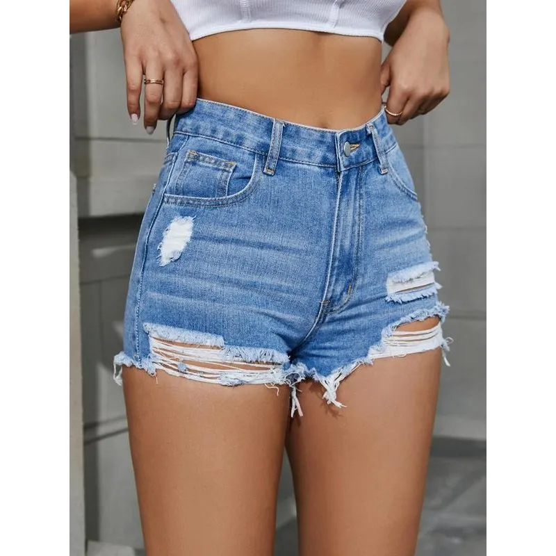 سراويل جينز عالية الخصر مكبلة للرجال والنساء Z7304 سراويل Sle ort جديدة عبر الحدود مع تفاصيل قابلة للطي في خصر منخفض #5