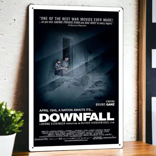 

Downfall (2004) Metal Movie Poster Tin Sign Plaque Film 8"x12"