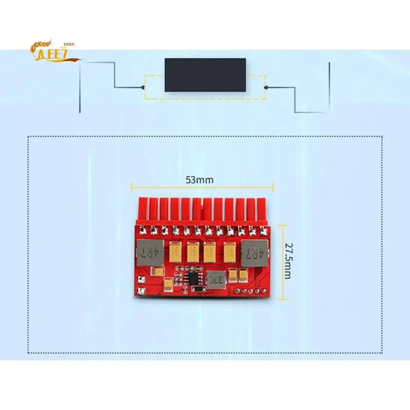

AEE7-DC ATX PSU PICO-BOX 12 В 160 Вт Pico ATX Switch Peak PSU 24Pin MINI ITX DC для автомобиля ATX Блок питания для ПК с широким входом Компьютер