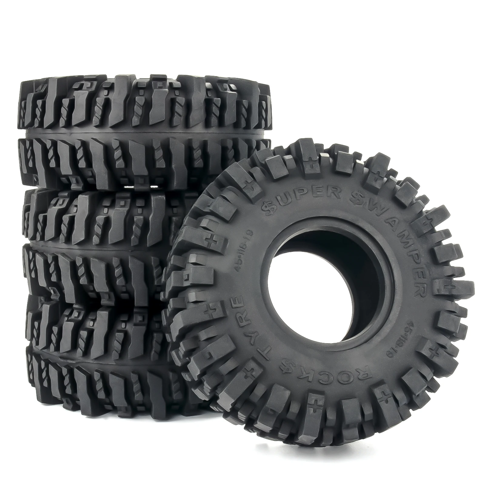 PYFORE 1,9 Zoll 115x48mm Kletterreifen für 1/10 1/8 RC Modellauto Crawler Zubehör – Detail 6