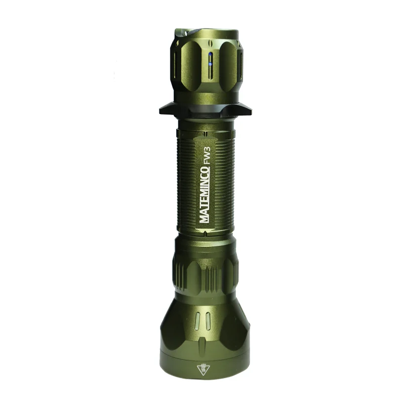 Mateminco-Lampe de poche LEP FW3, longue portée de 21700 m, batterie 1550strada 1356, lanterne DulTorch