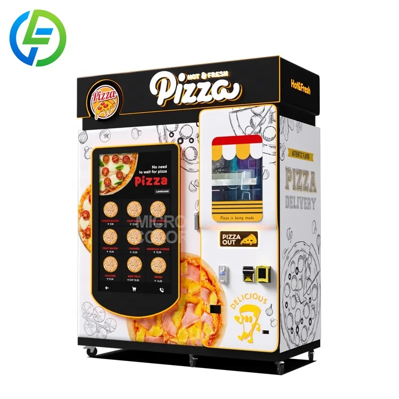 New Arrival Compact Pizza Dispenser Touchscreen Ordering Energy Efficient Low MOQ Wholesale