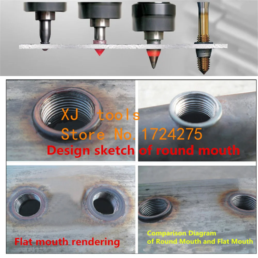 1 pçs fricção térmica quente derreter broca curta buraco de carboneto sólido fazendo ferramenta m3 m4 m5 m6 m8 m10 m12