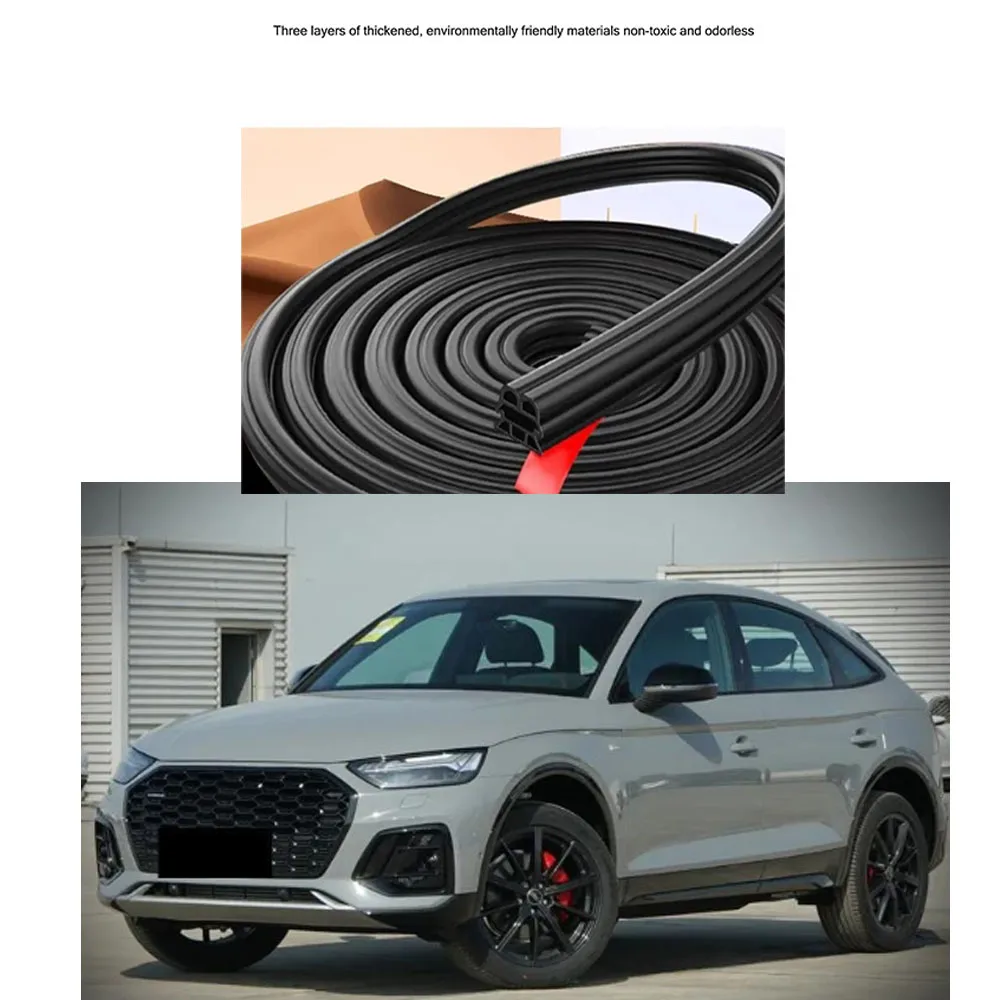 The Door Sealing Strip Is Suitable For Audi Q5L Sportback  Car Sound Insulation Whole Car Dustproof Decoration Accessories