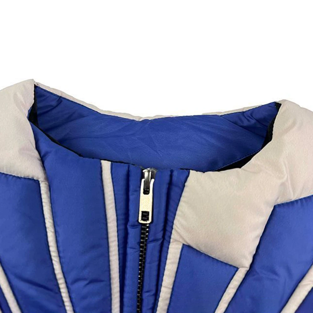 Mens Autumn Winter Eye Printing Y2k Vest Cotton Jacket 2024 New Essential American High Street Casual Loose Jacket For Men