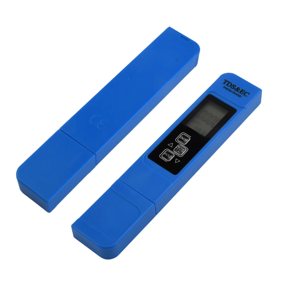 High Accuracy 0-9999ppm TDS Meter Digital Water Tester 0-9999us/cm EC Meter TDS&EC&TEMP LCD Water Purity PPM Aquarium Filter