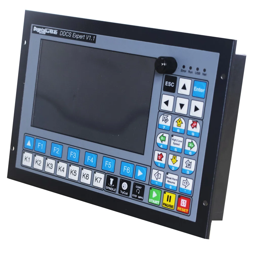 PLC Controller DDCS Expert 3/4/5 Axis CNC Controller Kit With MPG & Keyboard & Power supplies For Cnc Drilling Machine