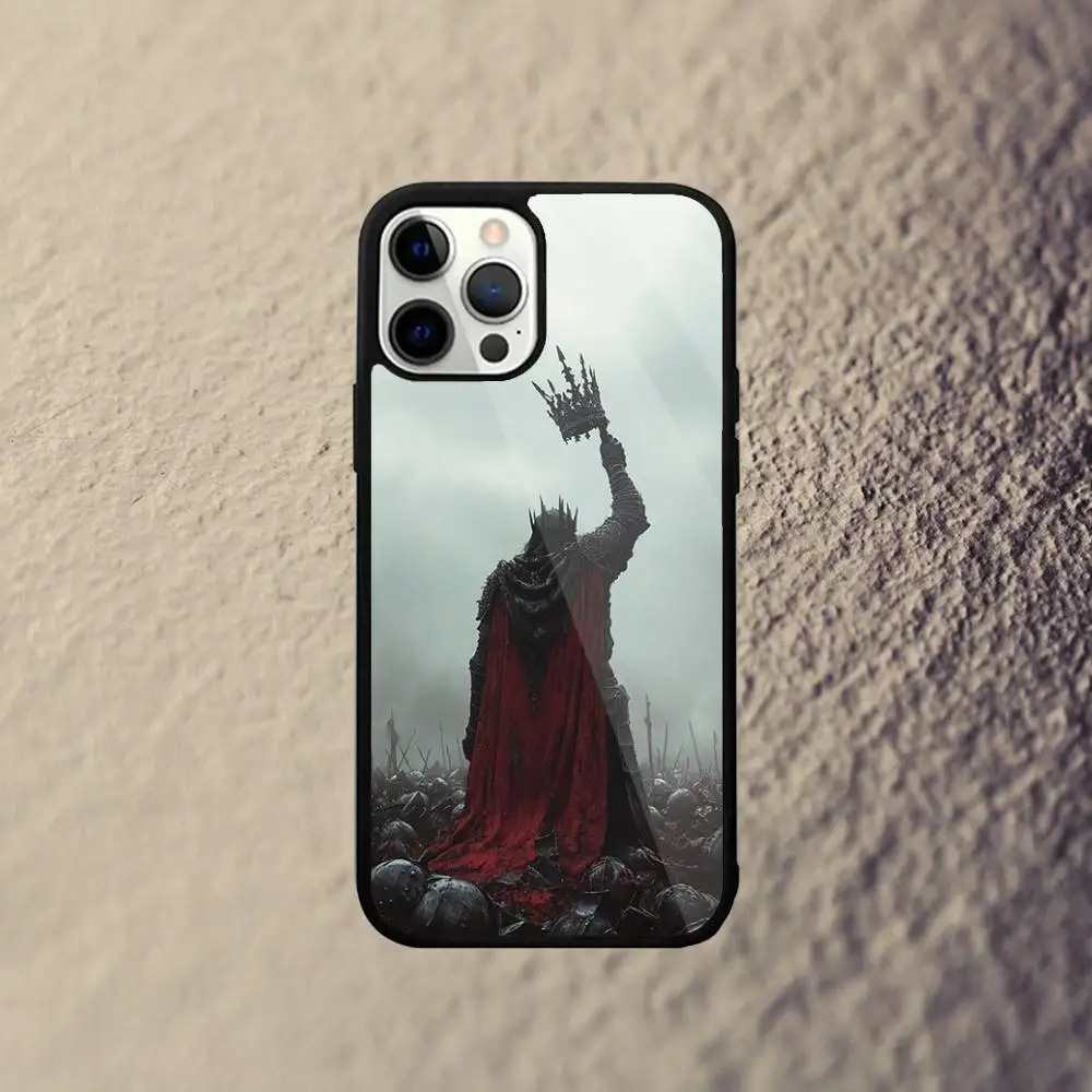 حافظة هاتف Knights Templar لهاتف iPhone 17,16,15,14,13,12,11,Pro,Max,Plus,Mini,SE4,E شحن لاسلكي Magsafe مغناطيسي
