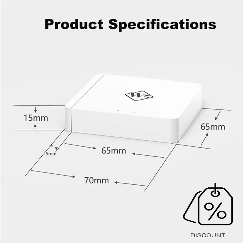 BAAG-nouvelle passerelle sans fil W5 Tuya Zigbee + Hub Bluetooth Version améliorée multimode peut accéder 128 + des appareils sub