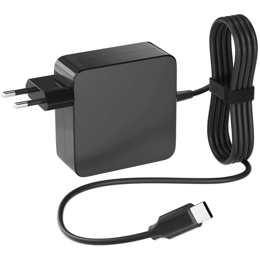 USB Tipo C Adaptador de Energia, PD Wall Carregador Rápido, 65W, apto para Mac Book Pro, Dell Latitude, Lenovo, Huawei Matebook, Laptops HP