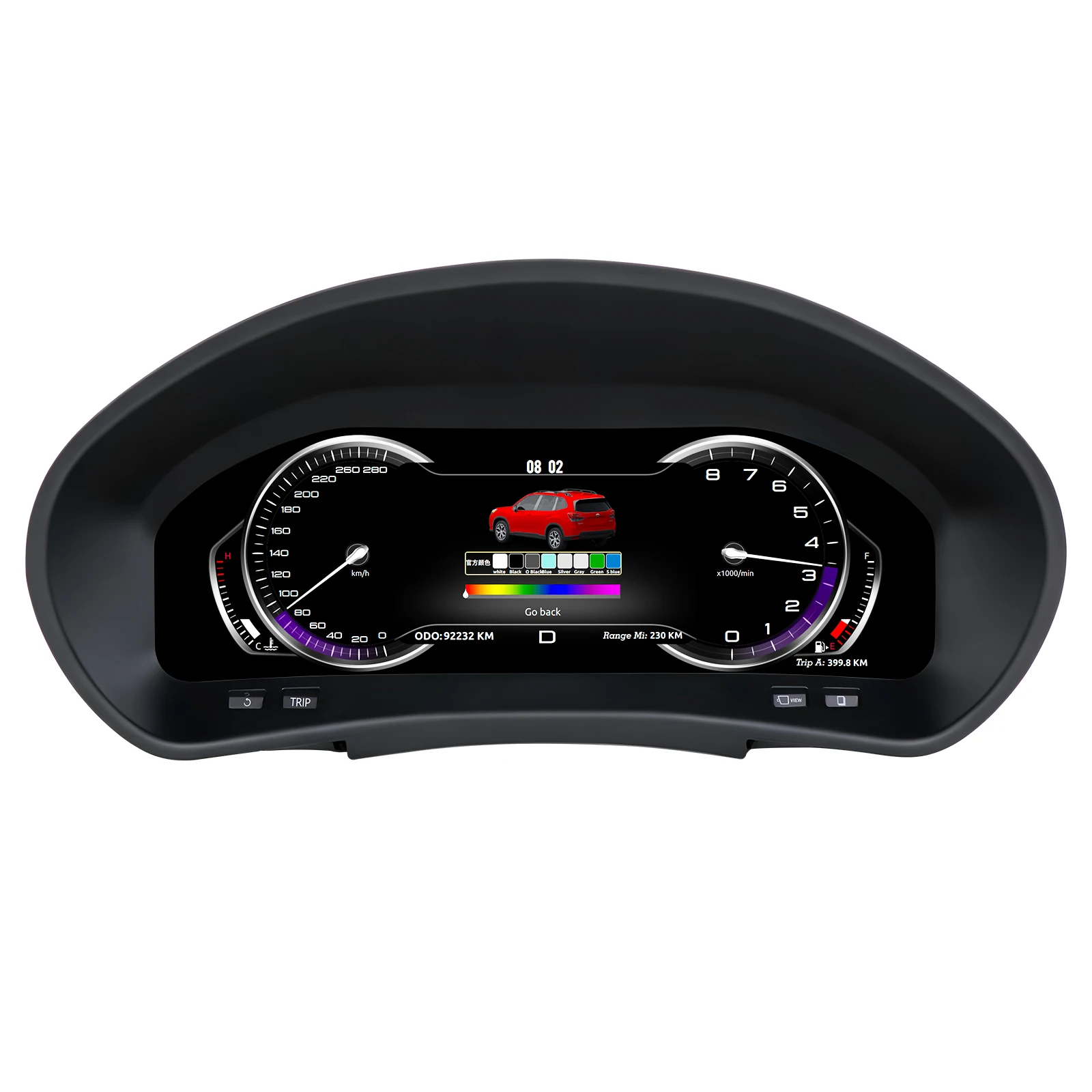 12.3“ Digital Car Cluster Carplay Android Auto For Subaru Forester(SH)2008-2012 Dashboard HD Screen Display Dash Panels Cockpit