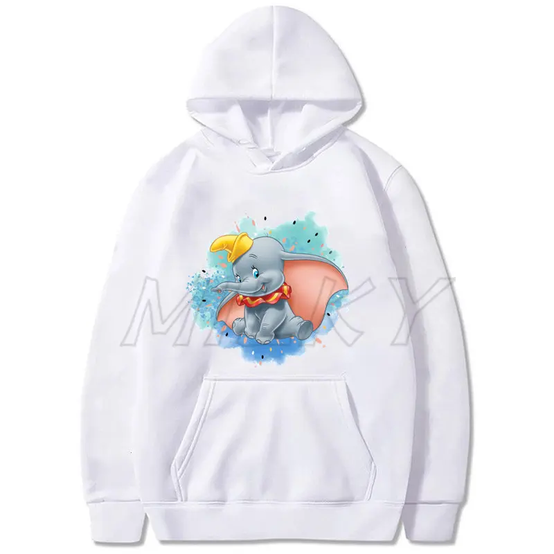 Women 's Hoodie Sweatshirt Dumbo Printing Graphic Hoodies Cartoon Autumn Casual Pullovers Girls Harajuku Streetwear Hooded