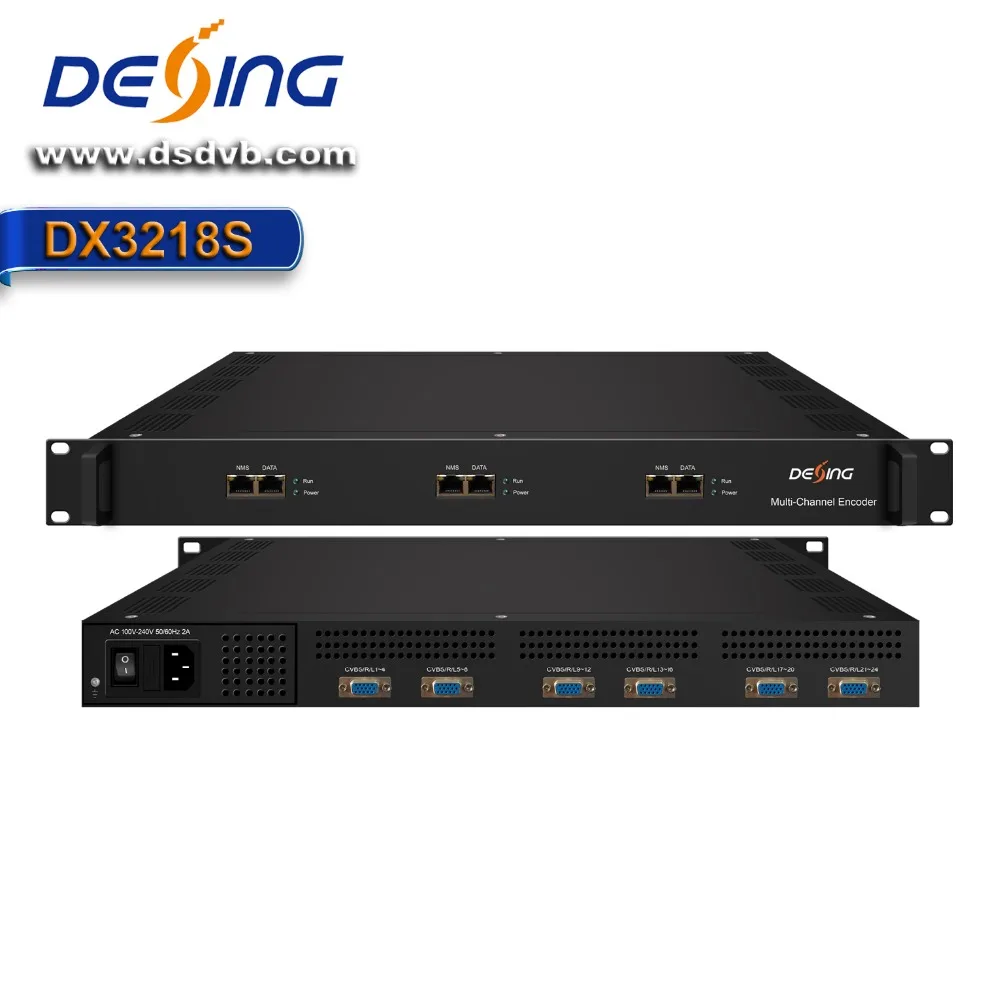 DEXIN DX3218S mpeg4 24 channel sd encoder