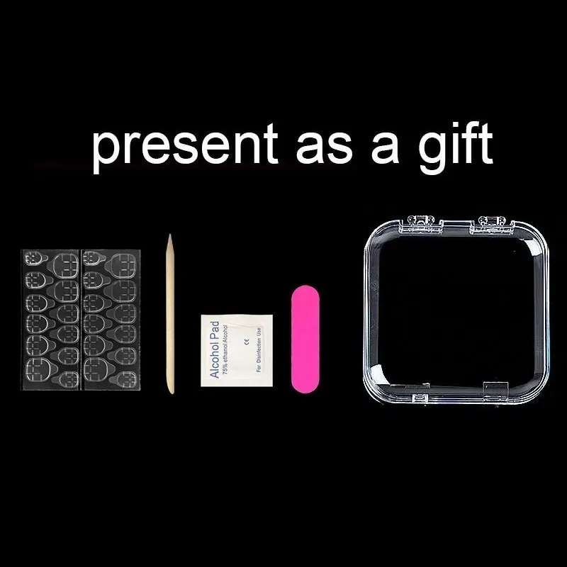 Unghie finte 2025 fatte a mano per ragazze Leopardo rosa Nail Art Unghie finte riutilizzabili francesi Fiocco Stella Stampa sulle unghie con scatola e strumenti