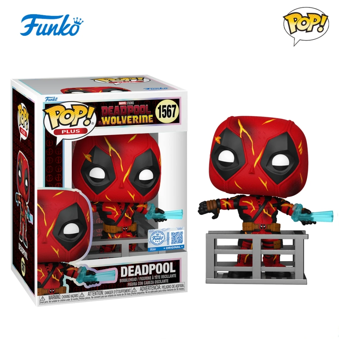 Funko Pop! Plus Deadpool & Wolverine (Finale) Figure Marvel Deadpool 3 Limited Edition Model Toy Collectible Birthday Gift - Image 6