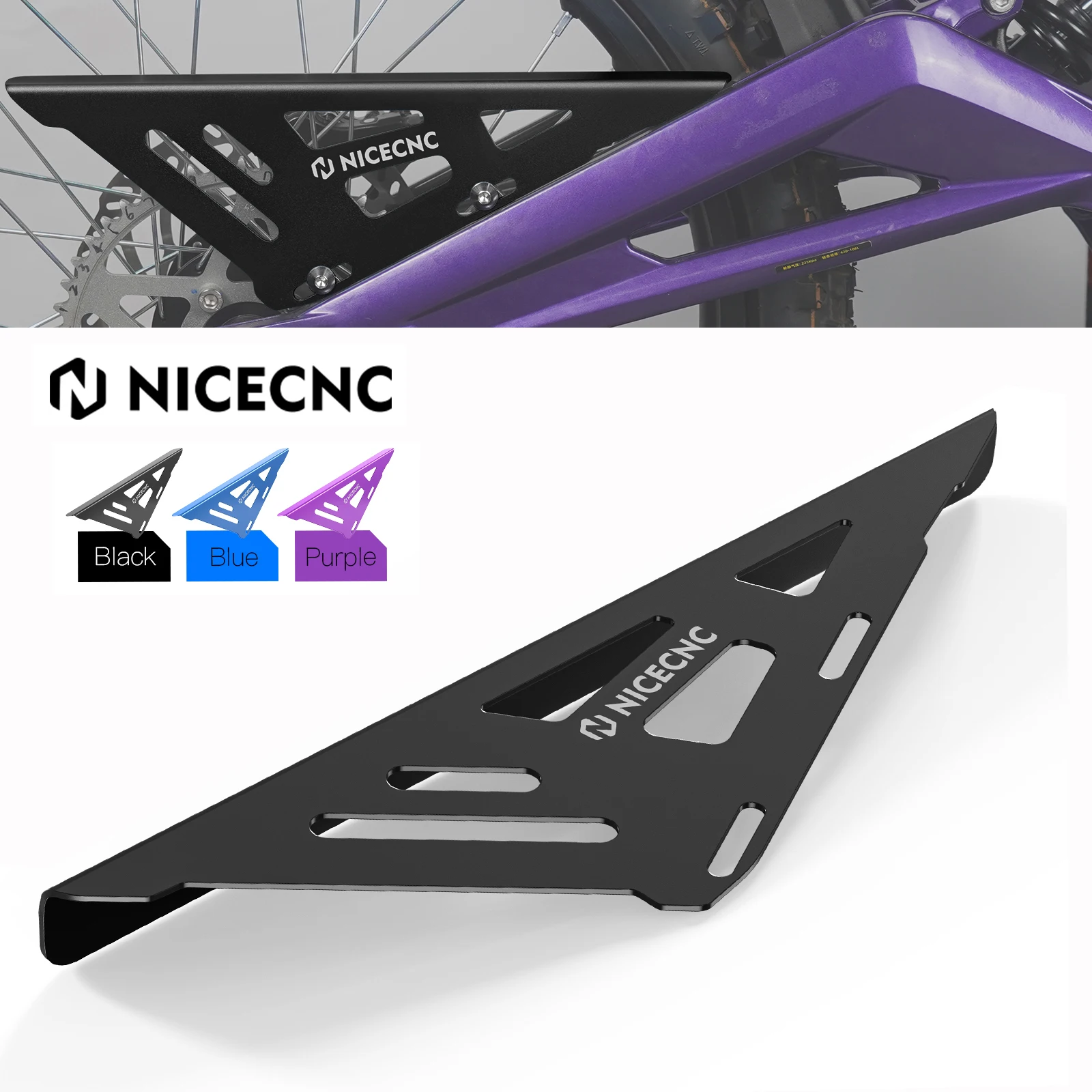 

NICECNC For Surron Accessories light bee X S L1E Segway X160 X260 X 160 260 Chain Guard Sur ron Parts Electric Dirt Bike