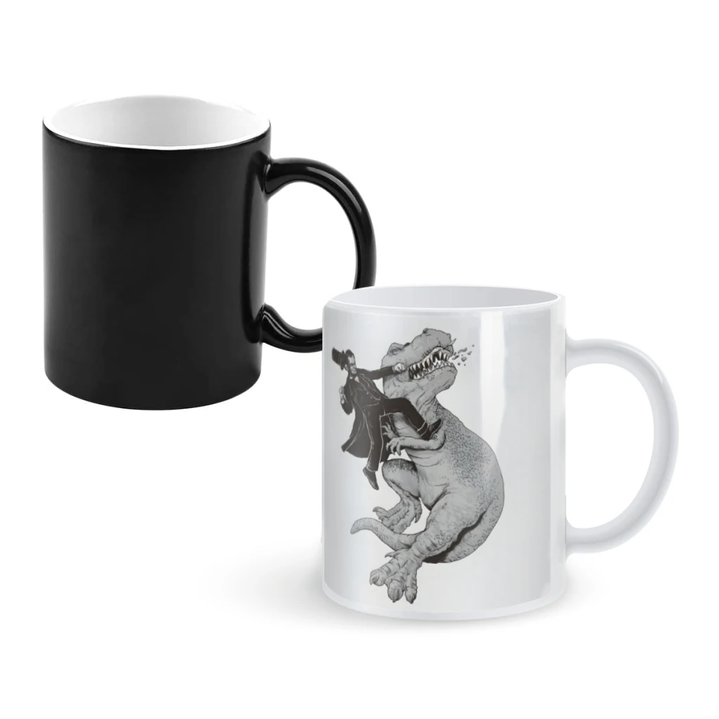 

AbrahamCoffee Mugs And Mug Creative Color Change Tea Cup Ceramic Milk Cups Novelty Gifts