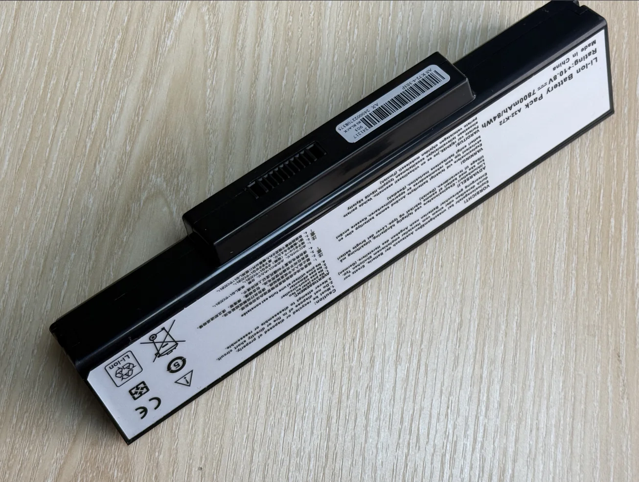 6600mAh battery for Asus A32-K72 A32-N71 K72DR K72 K72D K72F K72JR K73 K73SV K73S K73E N73SV X77X77VN N73SV  9cells