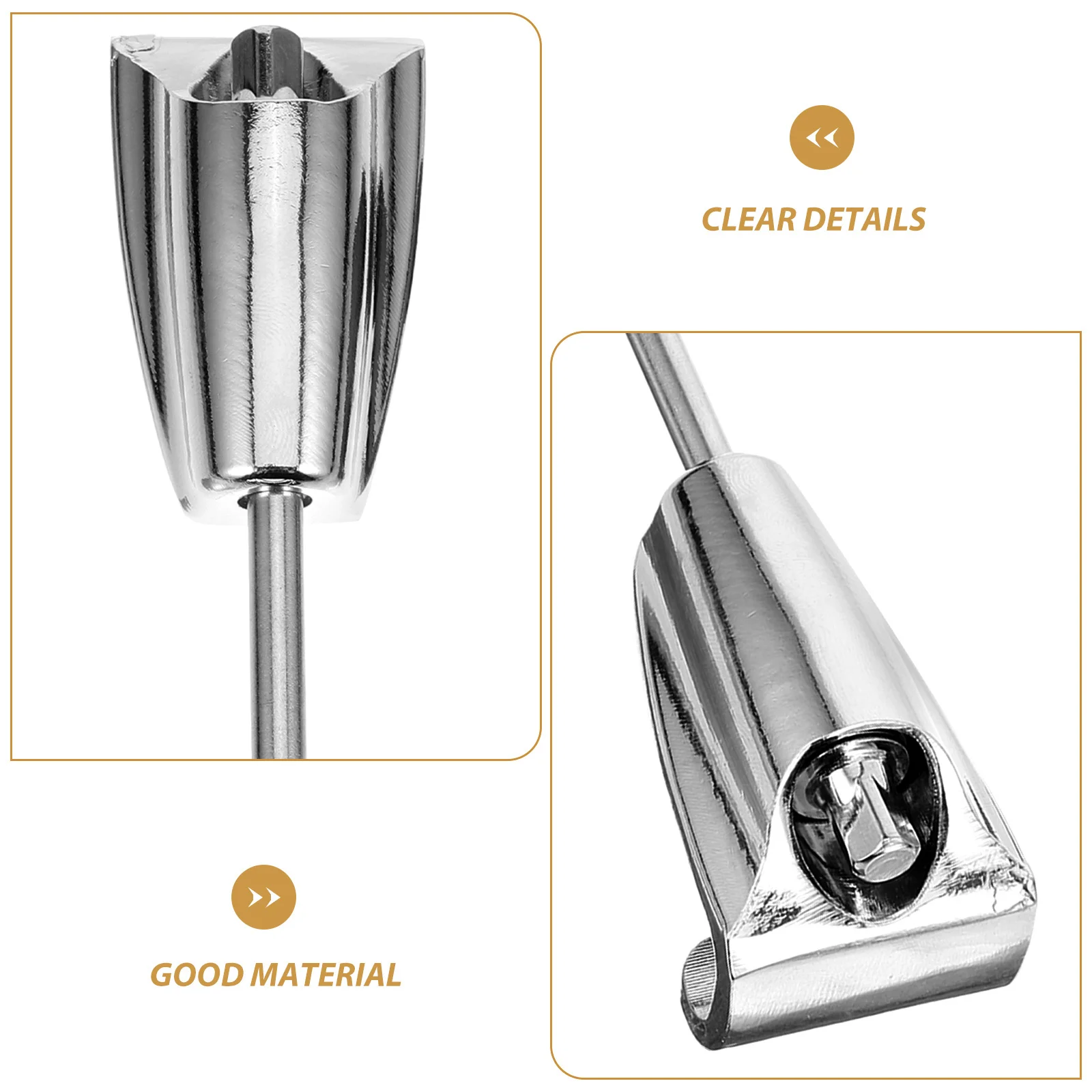 كمين طبل العروة موصل دائم سبائك الزنك المطاط المواد واضح الصوت تصميم أنيق تنوعا مجموعة طبلة الملحقات قرع