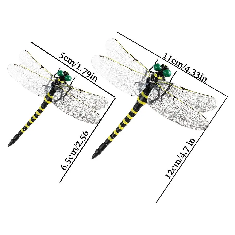 Simulation Dragonfly Mosquito Repellent Mini Dragonfly Ornament Simulation Dragonfly Animal Model For Outdoor Garden Farm