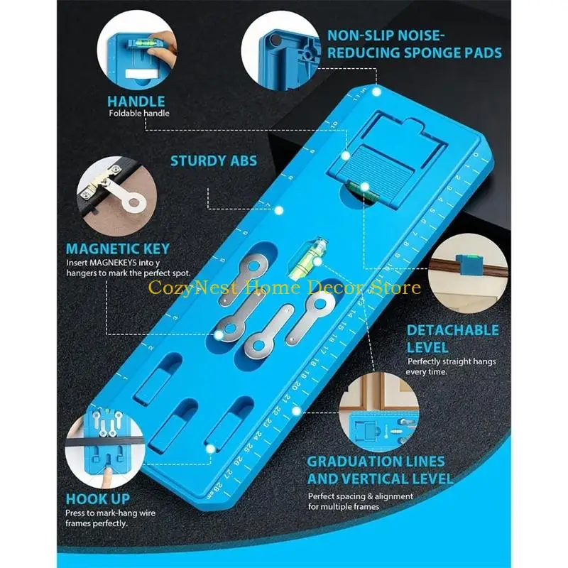 92MF Barrier Organization Assistant Containing Measurement Guide And Soft Backing