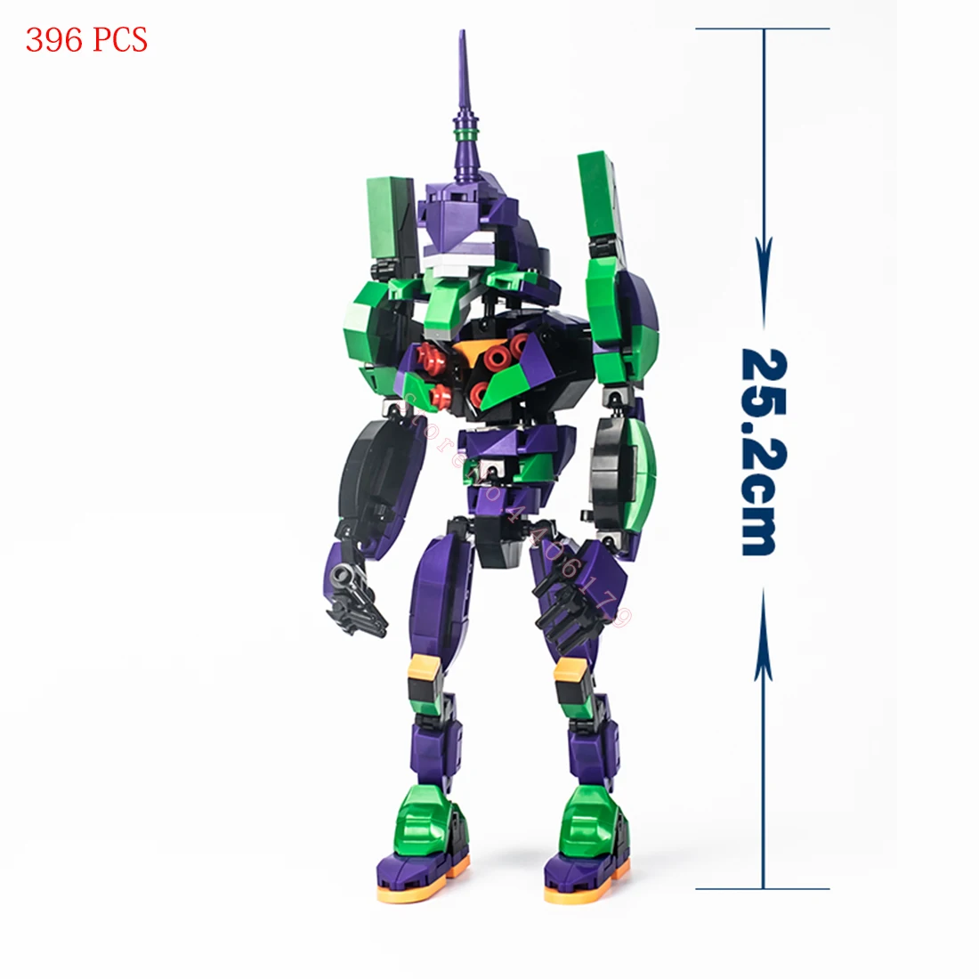 

hot Robot war technical Warrior MK Mecha EVA-01 TEST TYPE bricks Evangelions model figures weapons building blocks toys for gift