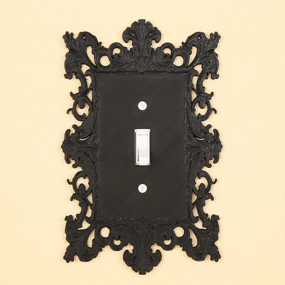 Cross-Border Dark Carved Switch Decor Frame For Gothic Retro-Style Wall Electrical Decoration Scenario