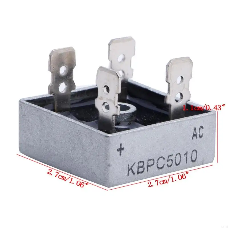 G6DD 5 X KBPC5010 1000V 50A kim loại cho trường hợp 4 pin