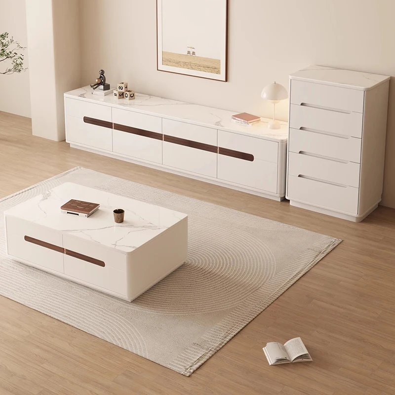 دعامات تلفزيون بتصميم فاخر فاخر، تخزين أنيق، حامل تلفاز إبداعي جمالي، أثاث غرفة المعيشة الحديثة Muebles Para Hogar