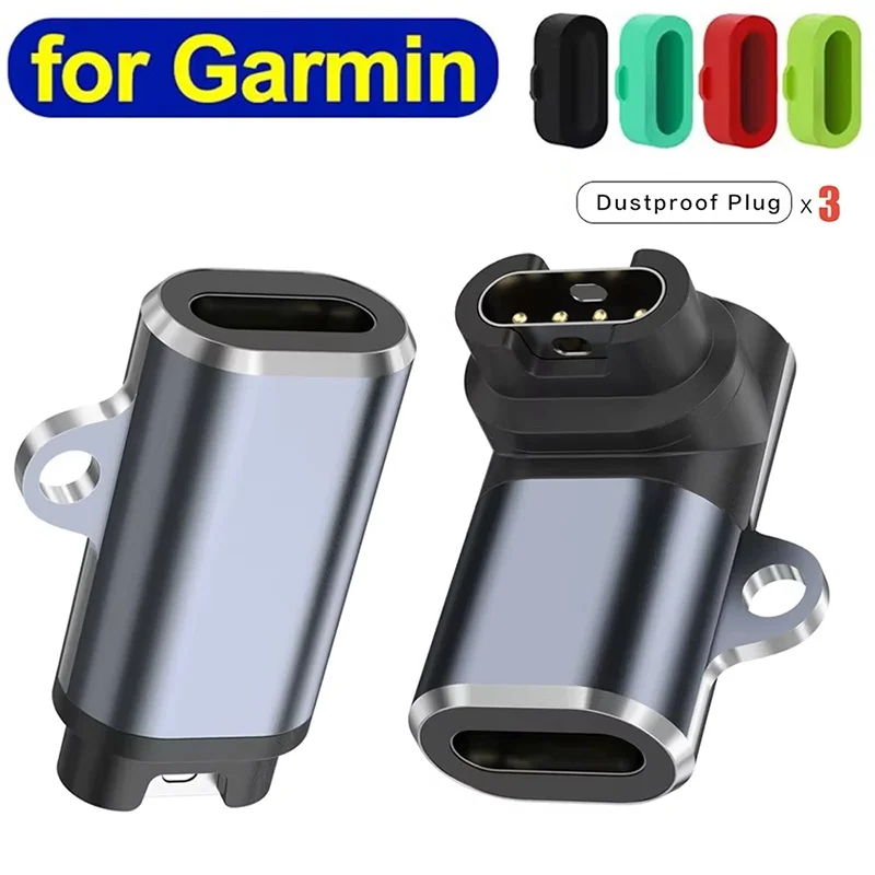 Portable Type C Charger Adapter For Garmin Fenix 7 7S 7X 6S 