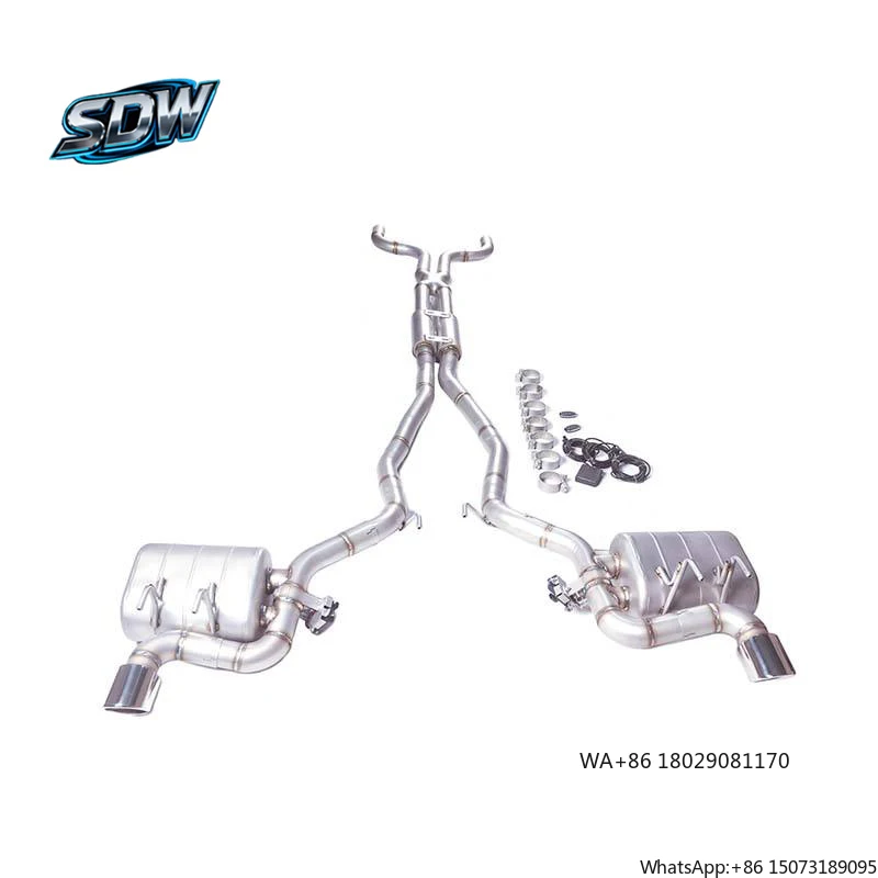 Stainless Catback Exhaust System for Malibu Cruze  Equinox Performance Full Exhaust Pipe System