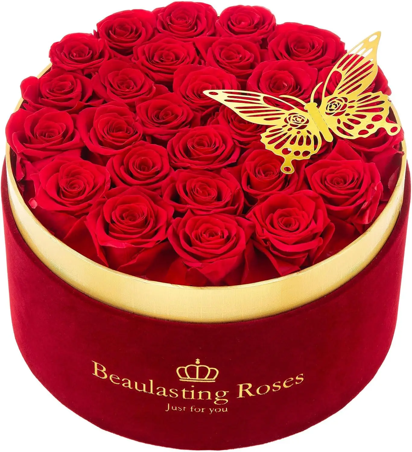 

Beaulasting 27-Piece Forever Flowers Roses in a Box Preserved Roses for Her Mother's Day Birthday