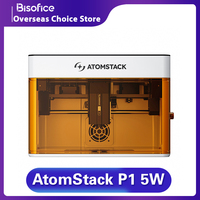 AtomStack P1 5W Laser Engraver Maximum Engraving Speed 10,000mm/Min Fast to Focus Free and Easy-To-Use 110 x 110 mm