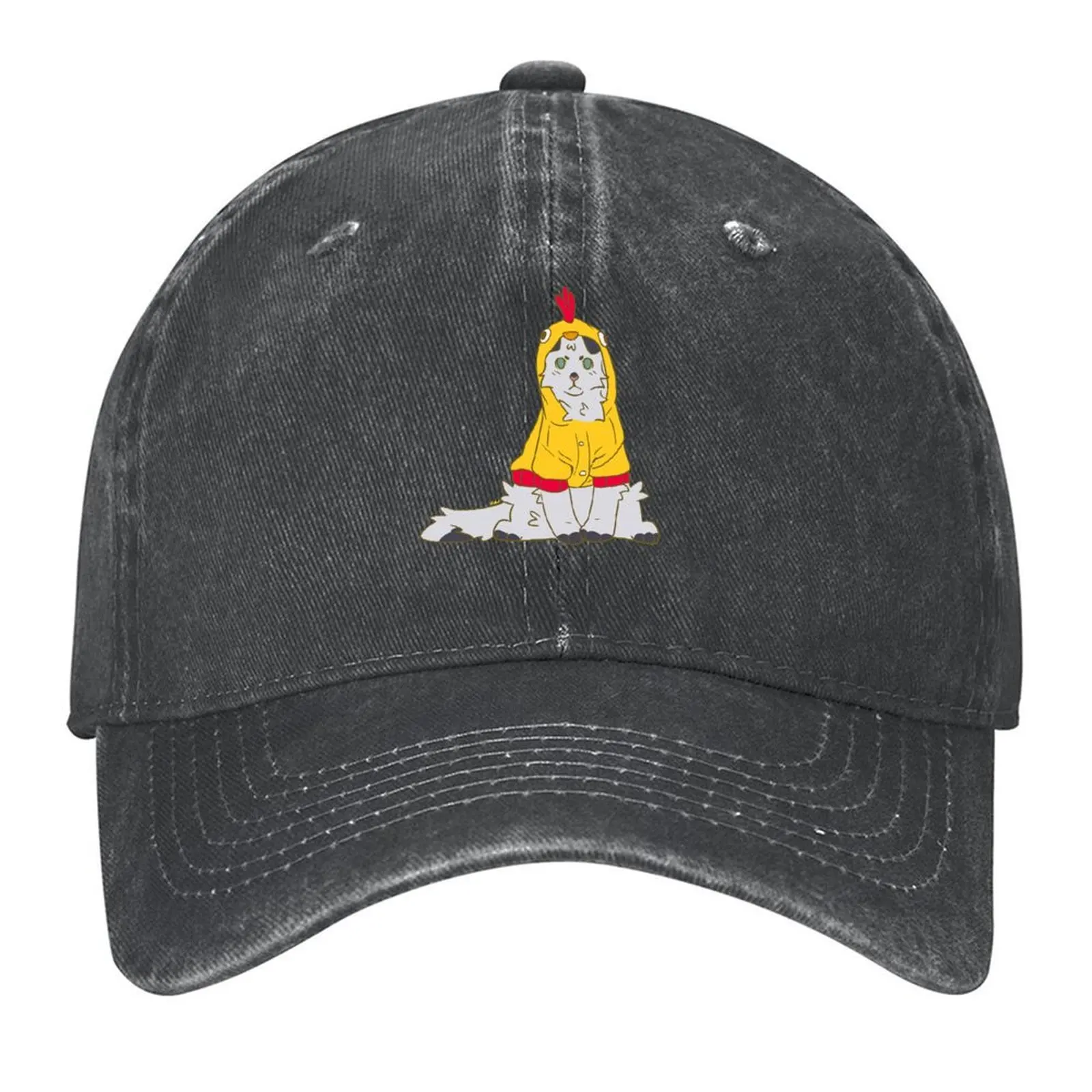 

Chicken Cat Baseball Cap fun hats Golf Wear Sports Cap Beach Outing Men's Caps Women's