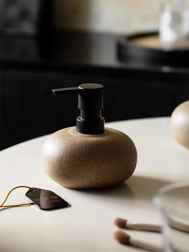Hotel Bathroom High Appearance level Hand Sanitizer Bottle Home Use Retro Style Body Wash Shampoo originality Decorative Bottle
