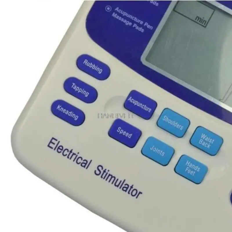 인기 판매 듀얼 TENS 기계 디지털 마사지 + 침술 펜 바디 마사지기 마사지 기구 바디 마사지기