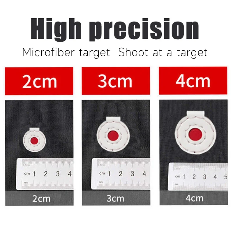 6pcs  Slingshot Bullseye 2-8cm Microfiber Material Training Shooting Target Slingshot Targets Bullseye Hunting Acessories